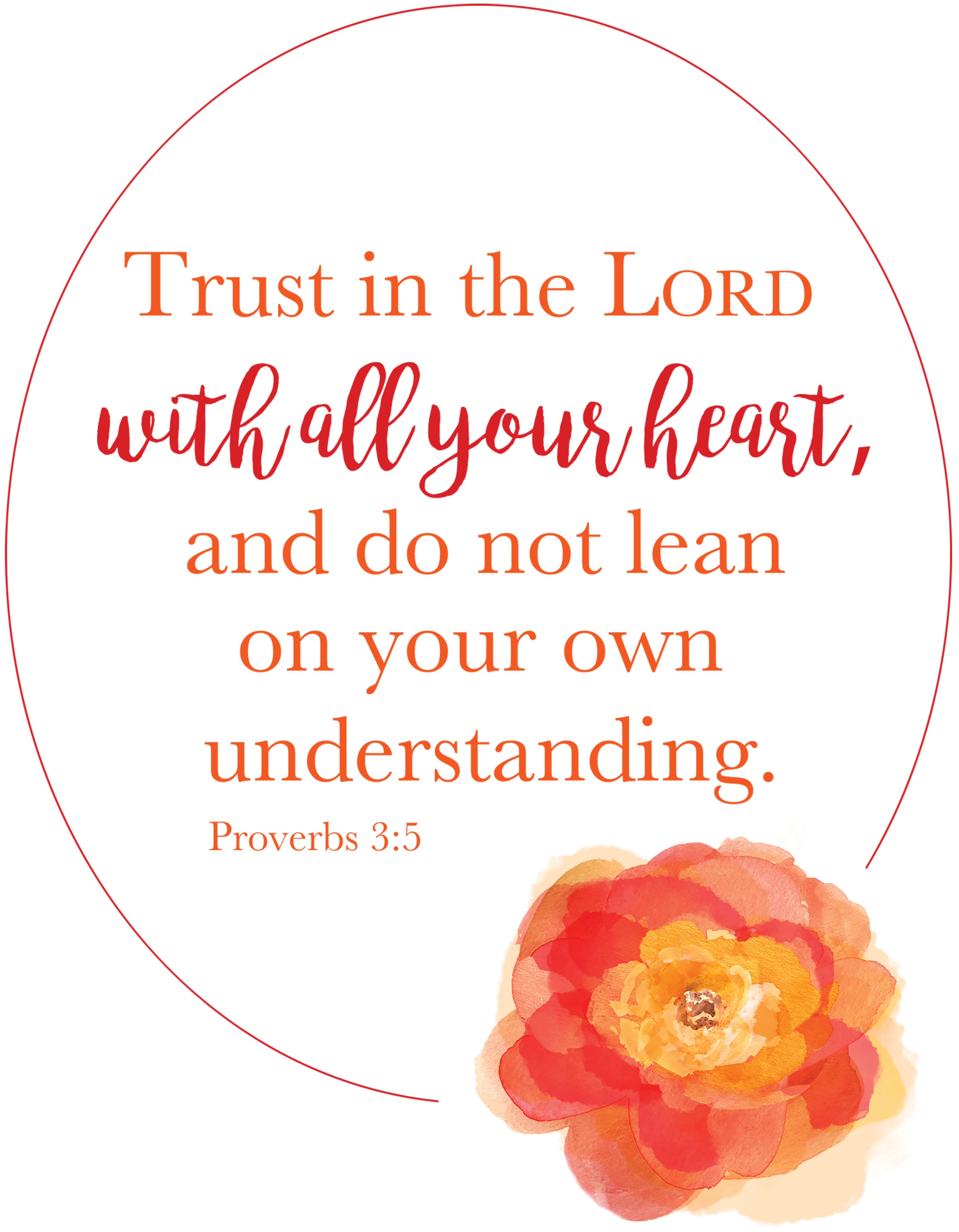 We Must Trust in the Lord