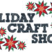 holiday craft show surronded by poinsettia flower graphics