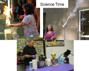 Fire and smoke science experiment collage