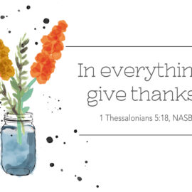 A WORD FROM OUR PASTOR