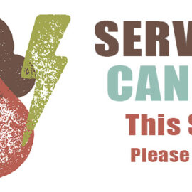 Services canceled this sunday please stay safe